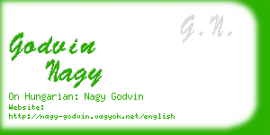 godvin nagy business card